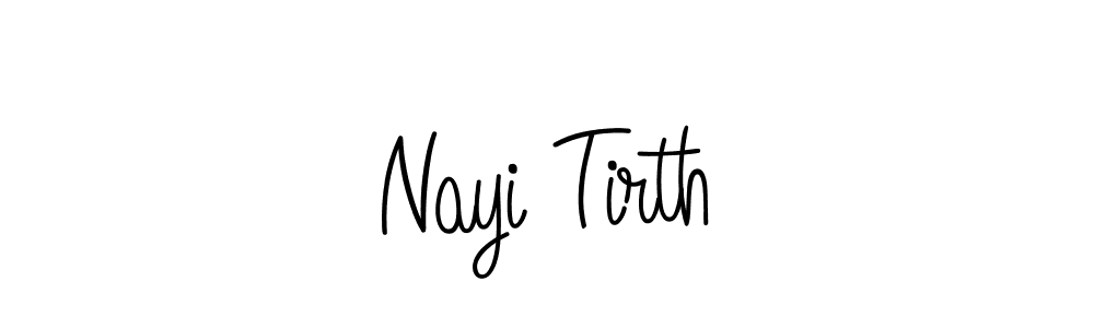 Create a beautiful signature design for name Nayi Tirth. With this signature (Angelique-Rose-font-FFP) fonts, you can make a handwritten signature for free. Nayi Tirth signature style 5 images and pictures png