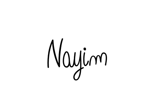 It looks lik you need a new signature style for name Nayim. Design unique handwritten (Angelique-Rose-font-FFP) signature with our free signature maker in just a few clicks. Nayim signature style 5 images and pictures png