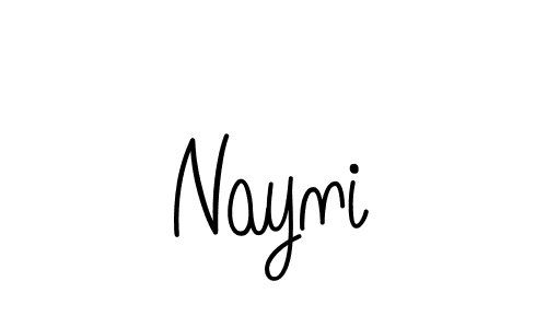 How to make Nayni signature? Angelique-Rose-font-FFP is a professional autograph style. Create handwritten signature for Nayni name. Nayni signature style 5 images and pictures png