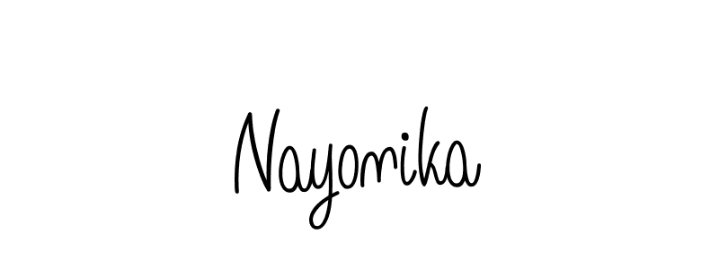 How to Draw Nayonika signature style? Angelique-Rose-font-FFP is a latest design signature styles for name Nayonika. Nayonika signature style 5 images and pictures png