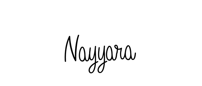 Create a beautiful signature design for name Nayyara. With this signature (Angelique-Rose-font-FFP) fonts, you can make a handwritten signature for free. Nayyara signature style 5 images and pictures png