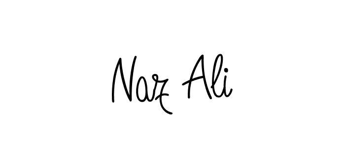 Create a beautiful signature design for name Naz Ali. With this signature (Angelique-Rose-font-FFP) fonts, you can make a handwritten signature for free. Naz Ali signature style 5 images and pictures png