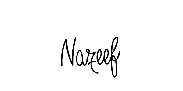 if you are searching for the best signature style for your name Nazeef. so please give up your signature search. here we have designed multiple signature styles  using Angelique-Rose-font-FFP. Nazeef signature style 5 images and pictures png