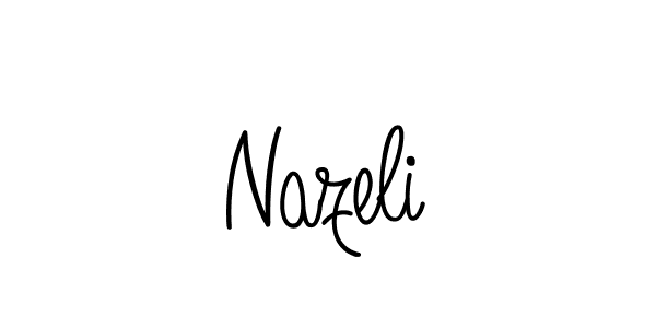 Angelique-Rose-font-FFP is a professional signature style that is perfect for those who want to add a touch of class to their signature. It is also a great choice for those who want to make their signature more unique. Get Nazeli name to fancy signature for free. Nazeli signature style 5 images and pictures png