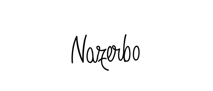 Once you've used our free online signature maker to create your best signature Angelique-Rose-font-FFP style, it's time to enjoy all of the benefits that Nazerbo name signing documents. Nazerbo signature style 5 images and pictures png