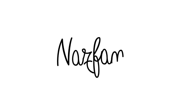 Also we have Nazfan name is the best signature style. Create professional handwritten signature collection using Angelique-Rose-font-FFP autograph style. Nazfan signature style 5 images and pictures png