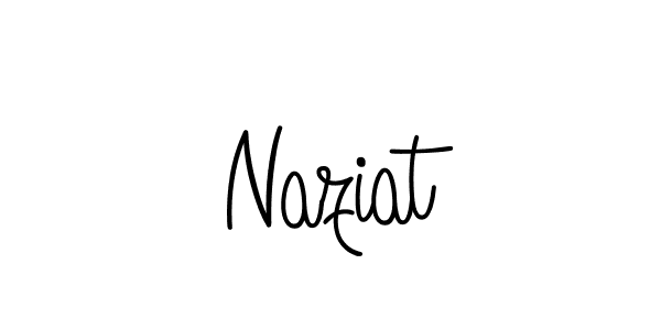 Make a beautiful signature design for name Naziat. Use this online signature maker to create a handwritten signature for free. Naziat signature style 5 images and pictures png
