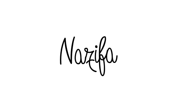 Once you've used our free online signature maker to create your best signature Angelique-Rose-font-FFP style, it's time to enjoy all of the benefits that Nazifa name signing documents. Nazifa signature style 5 images and pictures png