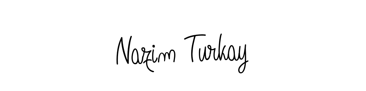 Angelique-Rose-font-FFP is a professional signature style that is perfect for those who want to add a touch of class to their signature. It is also a great choice for those who want to make their signature more unique. Get Nazim Turkay name to fancy signature for free. Nazim Turkay signature style 5 images and pictures png