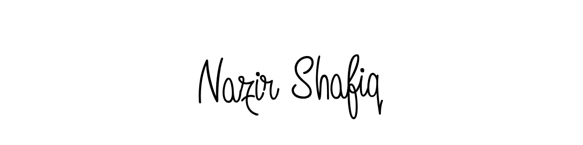 Here are the top 10 professional signature styles for the name Nazir Shafiq. These are the best autograph styles you can use for your name. Nazir Shafiq signature style 5 images and pictures png