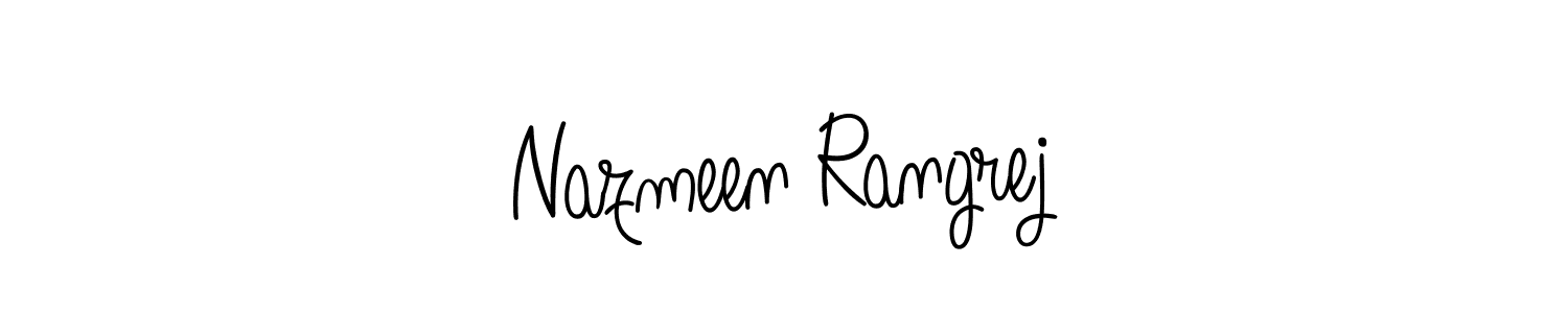 You can use this online signature creator to create a handwritten signature for the name Nazmeen Rangrej. This is the best online autograph maker. Nazmeen Rangrej signature style 5 images and pictures png