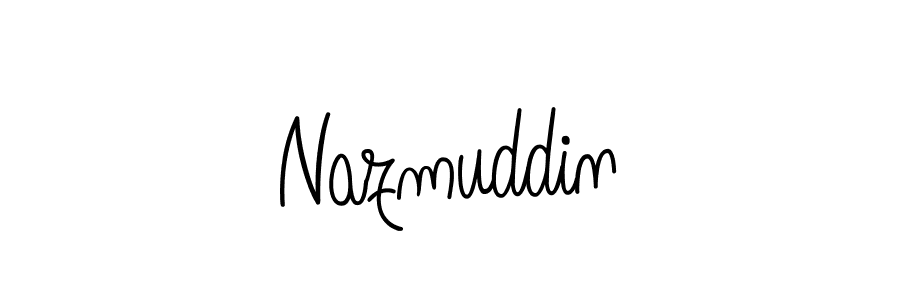 Make a beautiful signature design for name Nazmuddin. Use this online signature maker to create a handwritten signature for free. Nazmuddin signature style 5 images and pictures png
