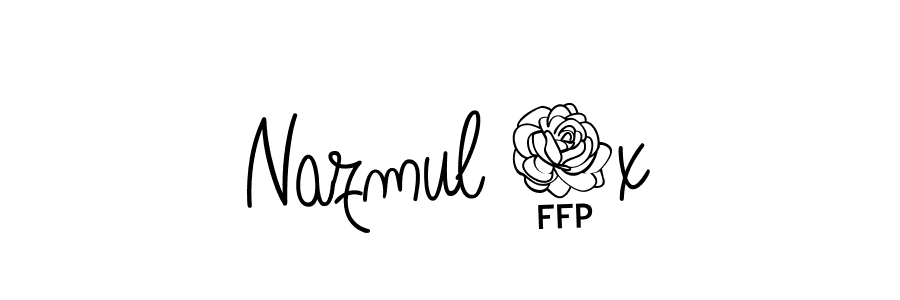 Also we have Nazmul 7x name is the best signature style. Create professional handwritten signature collection using Angelique-Rose-font-FFP autograph style. Nazmul 7x signature style 5 images and pictures png