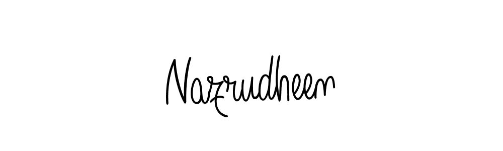 Make a beautiful signature design for name Nazrudheen. Use this online signature maker to create a handwritten signature for free. Nazrudheen signature style 5 images and pictures png