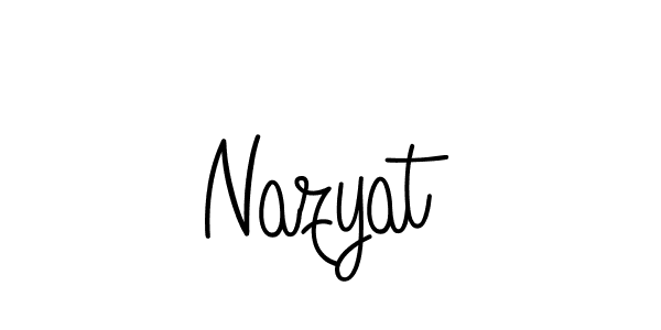 Check out images of Autograph of Nazyat name. Actor Nazyat Signature Style. Angelique-Rose-font-FFP is a professional sign style online. Nazyat signature style 5 images and pictures png