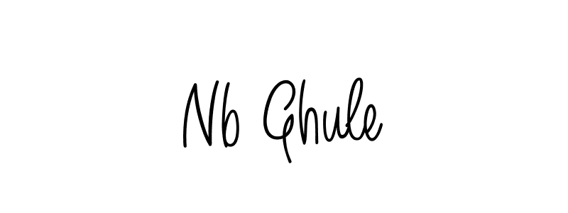 You can use this online signature creator to create a handwritten signature for the name Nb Ghule. This is the best online autograph maker. Nb Ghule signature style 5 images and pictures png