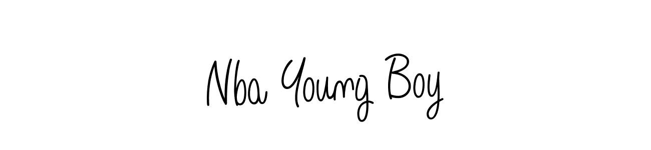 Design your own signature with our free online signature maker. With this signature software, you can create a handwritten (Angelique-Rose-font-FFP) signature for name Nba Young Boy. Nba Young Boy signature style 5 images and pictures png