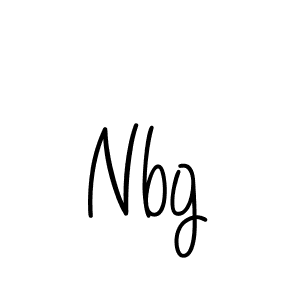 How to make Nbg name signature. Use Angelique-Rose-font-FFP style for creating short signs online. This is the latest handwritten sign. Nbg signature style 5 images and pictures png