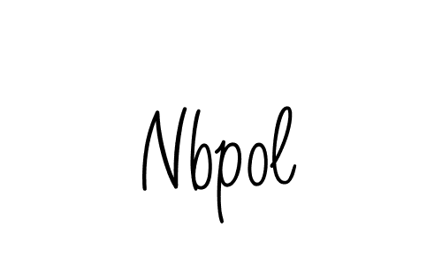 The best way (Angelique-Rose-font-FFP) to make a short signature is to pick only two or three words in your name. The name Nbpol include a total of six letters. For converting this name. Nbpol signature style 5 images and pictures png