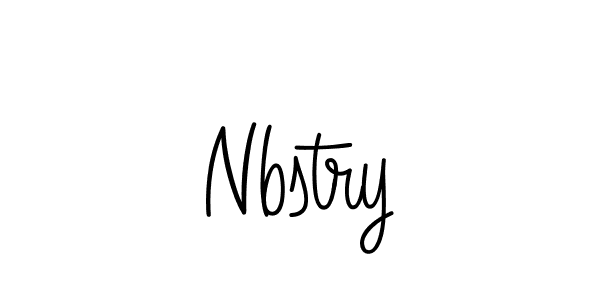 Nbstry stylish signature style. Best Handwritten Sign (Angelique-Rose-font-FFP) for my name. Handwritten Signature Collection Ideas for my name Nbstry. Nbstry signature style 5 images and pictures png