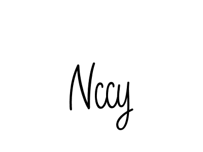 Create a beautiful signature design for name Nccy. With this signature (Angelique-Rose-font-FFP) fonts, you can make a handwritten signature for free. Nccy signature style 5 images and pictures png