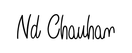 Style your name Nd Chauhan with confidence using Angelique-Rose-font-FFP signature design. Simple, elegant, and ready for immediate document use. Nd Chauhan signature style 5 images and pictures png