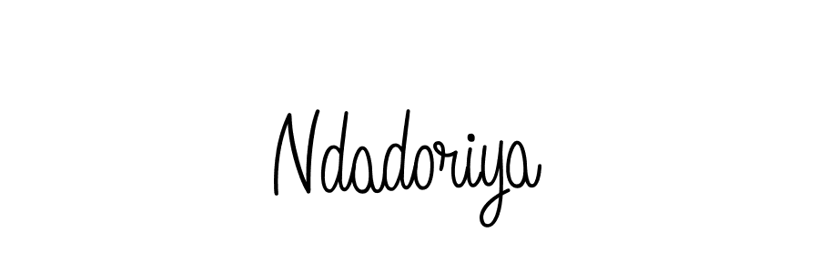 How to make Ndadoriya name signature. Use Angelique-Rose-font-FFP style for creating short signs online. This is the latest handwritten sign. Ndadoriya signature style 5 images and pictures png