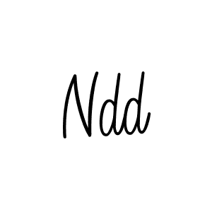 Create a beautiful signature design for name Ndd. With this signature (Angelique-Rose-font-FFP) fonts, you can make a handwritten signature for free. Ndd signature style 5 images and pictures png
