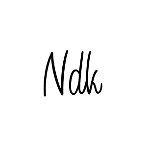 How to Draw Ndk signature style? Angelique-Rose-font-FFP is a latest design signature styles for name Ndk. Ndk signature style 5 images and pictures png