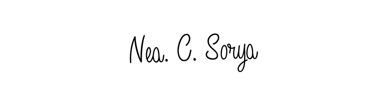How to Draw Nea. C. Sorya signature style? Angelique-Rose-font-FFP is a latest design signature styles for name Nea. C. Sorya. Nea. C. Sorya signature style 5 images and pictures png