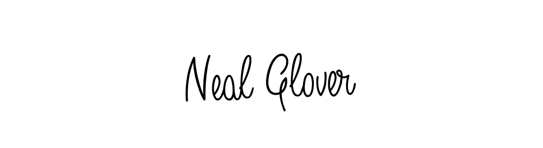 Use a signature maker to create a handwritten signature online. With this signature software, you can design (Angelique-Rose-font-FFP) your own signature for name Neal Glover. Neal Glover signature style 5 images and pictures png