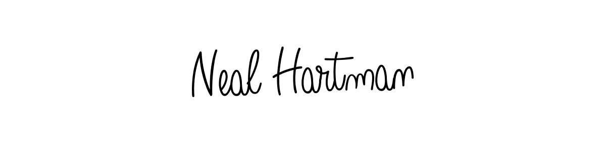Use a signature maker to create a handwritten signature online. With this signature software, you can design (Angelique-Rose-font-FFP) your own signature for name Neal Hartman. Neal Hartman signature style 5 images and pictures png
