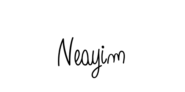 Also You can easily find your signature by using the search form. We will create Neayim name handwritten signature images for you free of cost using Angelique-Rose-font-FFP sign style. Neayim signature style 5 images and pictures png