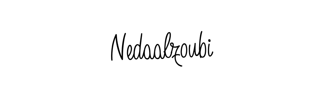 Nedaalzoubi stylish signature style. Best Handwritten Sign (Angelique-Rose-font-FFP) for my name. Handwritten Signature Collection Ideas for my name Nedaalzoubi. Nedaalzoubi signature style 5 images and pictures png