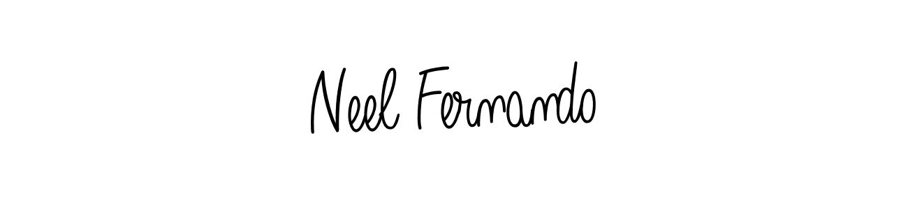 if you are searching for the best signature style for your name Neel Fernando. so please give up your signature search. here we have designed multiple signature styles  using Angelique-Rose-font-FFP. Neel Fernando signature style 5 images and pictures png