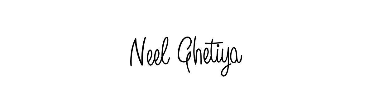 How to Draw Neel Ghetiya signature style? Angelique-Rose-font-FFP is a latest design signature styles for name Neel Ghetiya. Neel Ghetiya signature style 5 images and pictures png