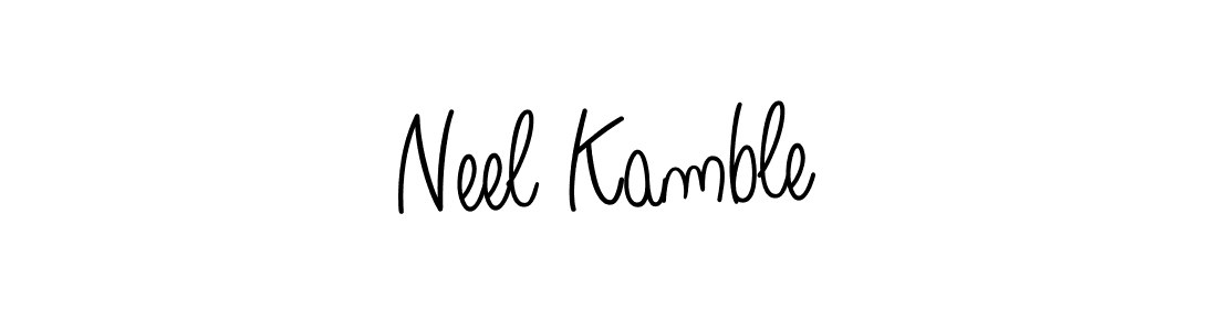 Also we have Neel Kamble name is the best signature style. Create professional handwritten signature collection using Angelique-Rose-font-FFP autograph style. Neel Kamble signature style 5 images and pictures png