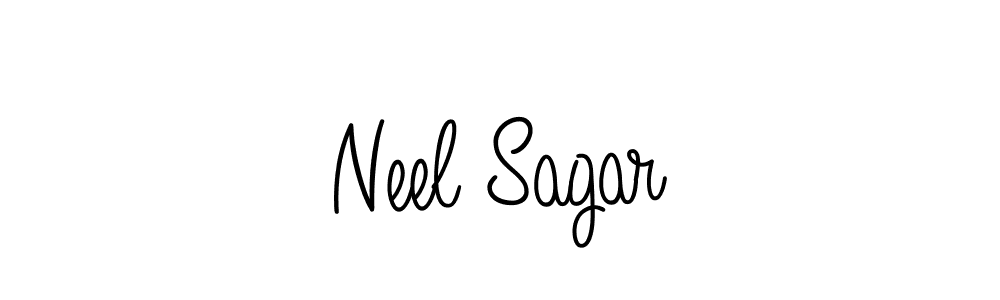 Make a beautiful signature design for name Neel Sagar. With this signature (Angelique-Rose-font-FFP) style, you can create a handwritten signature for free. Neel Sagar signature style 5 images and pictures png
