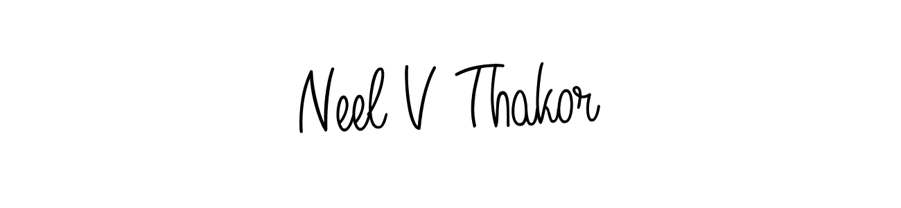 Here are the top 10 professional signature styles for the name Neel V Thakor. These are the best autograph styles you can use for your name. Neel V Thakor signature style 5 images and pictures png