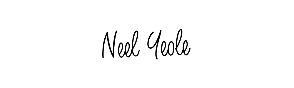 Make a short Neel Yeole signature style. Manage your documents anywhere anytime using Angelique-Rose-font-FFP. Create and add eSignatures, submit forms, share and send files easily. Neel Yeole signature style 5 images and pictures png