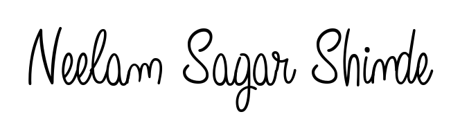 Create your official email sign-off with Neelam Sagar Shinde name in Angelique-Rose-font-FFP style. Crisp, clean, and perfectly legible across all screens. Neelam Sagar Shinde signature style 5 images and pictures png