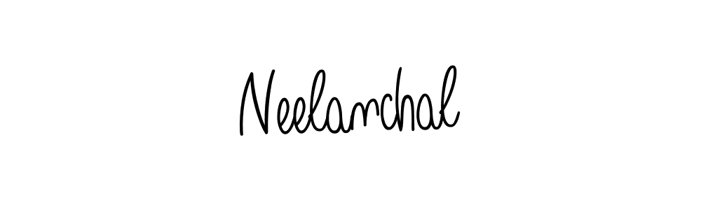 Create a beautiful signature design for name Neelanchal. With this signature (Angelique-Rose-font-FFP) fonts, you can make a handwritten signature for free. Neelanchal signature style 5 images and pictures png