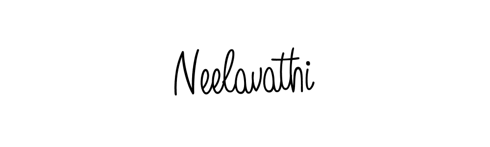 How to make Neelavathi name signature. Use Angelique-Rose-font-FFP style for creating short signs online. This is the latest handwritten sign. Neelavathi signature style 5 images and pictures png