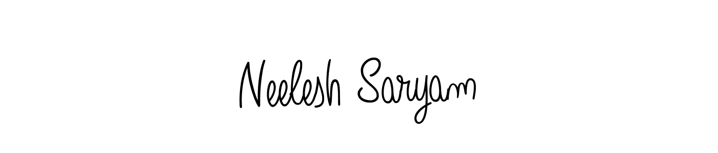 Also You can easily find your signature by using the search form. We will create Neelesh Saryam name handwritten signature images for you free of cost using Angelique-Rose-font-FFP sign style. Neelesh Saryam signature style 5 images and pictures png