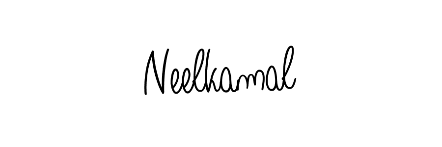 Make a beautiful signature design for name Neelkamal. With this signature (Angelique-Rose-font-FFP) style, you can create a handwritten signature for free. Neelkamal signature style 5 images and pictures png