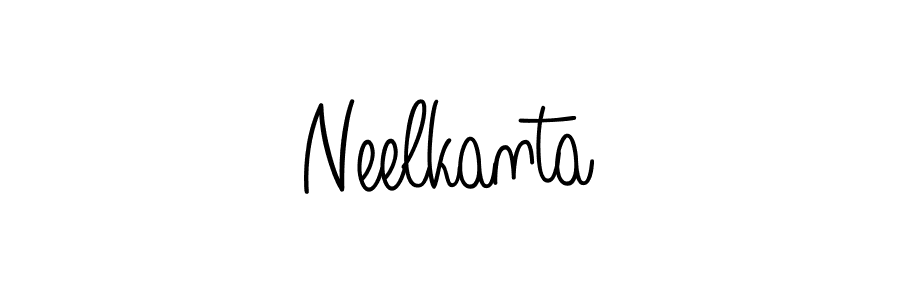 Neelkanta stylish signature style. Best Handwritten Sign (Angelique-Rose-font-FFP) for my name. Handwritten Signature Collection Ideas for my name Neelkanta. Neelkanta signature style 5 images and pictures png