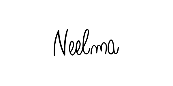 How to make Neelma signature? Angelique-Rose-font-FFP is a professional autograph style. Create handwritten signature for Neelma name. Neelma signature style 5 images and pictures png