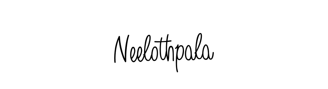 Design your own signature with our free online signature maker. With this signature software, you can create a handwritten (Angelique-Rose-font-FFP) signature for name Neelothpala. Neelothpala signature style 5 images and pictures png