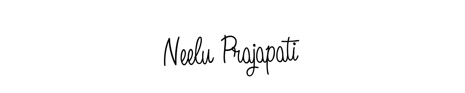 Similarly Angelique-Rose-font-FFP is the best handwritten signature design. Signature creator online .You can use it as an online autograph creator for name Neelu Prajapati. Neelu Prajapati signature style 5 images and pictures png