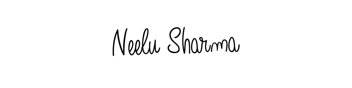 Similarly Angelique-Rose-font-FFP is the best handwritten signature design. Signature creator online .You can use it as an online autograph creator for name Neelu Sharma. Neelu Sharma signature style 5 images and pictures png